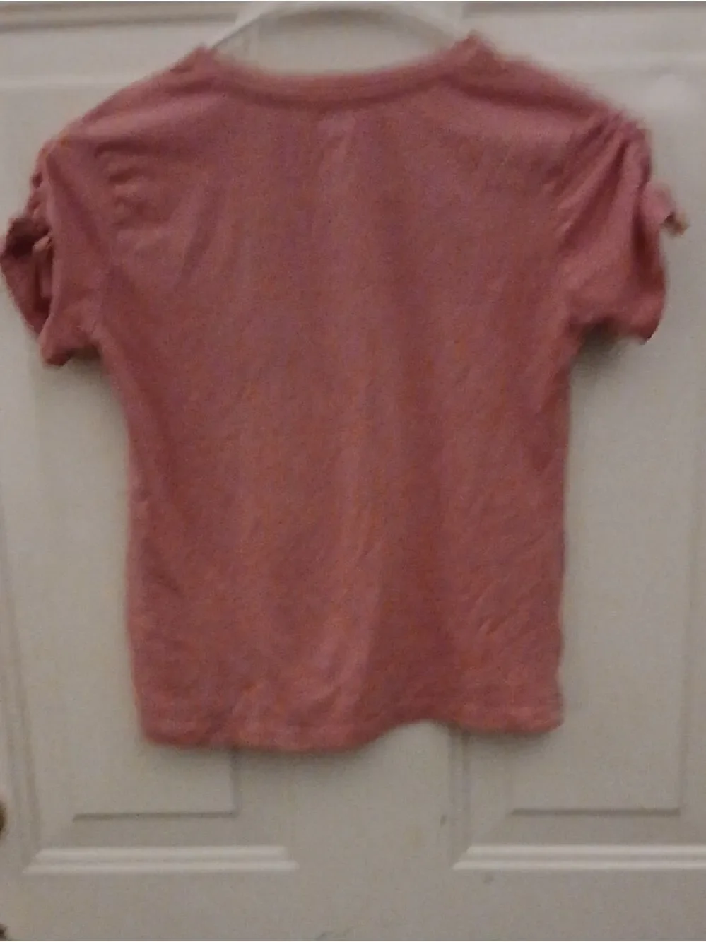 DKNY Logo Tee Short Sleeve Size 8 Pink